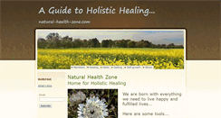 Desktop Screenshot of natural-health-zone.com