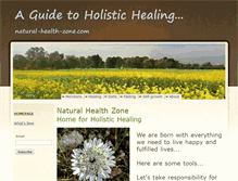 Tablet Screenshot of natural-health-zone.com